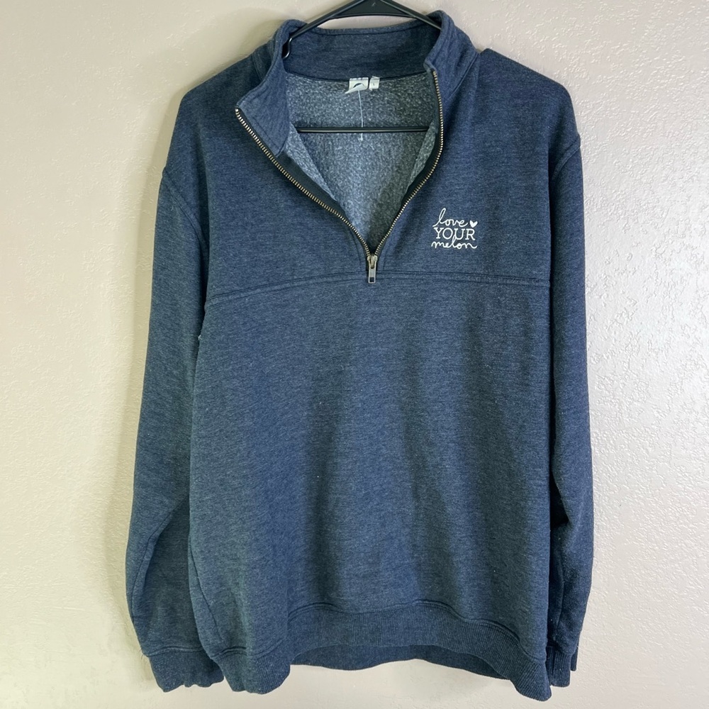 Love Your Melon Quarter Zip Sweatshirt